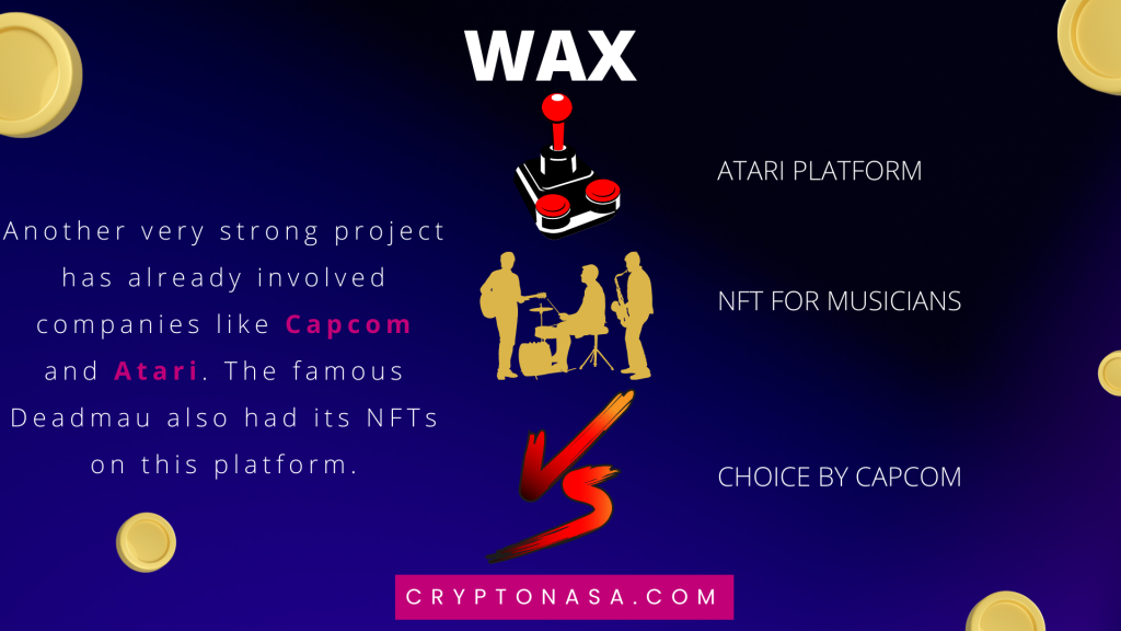 Wax - infographic summary sheet by Cryptonasa.com